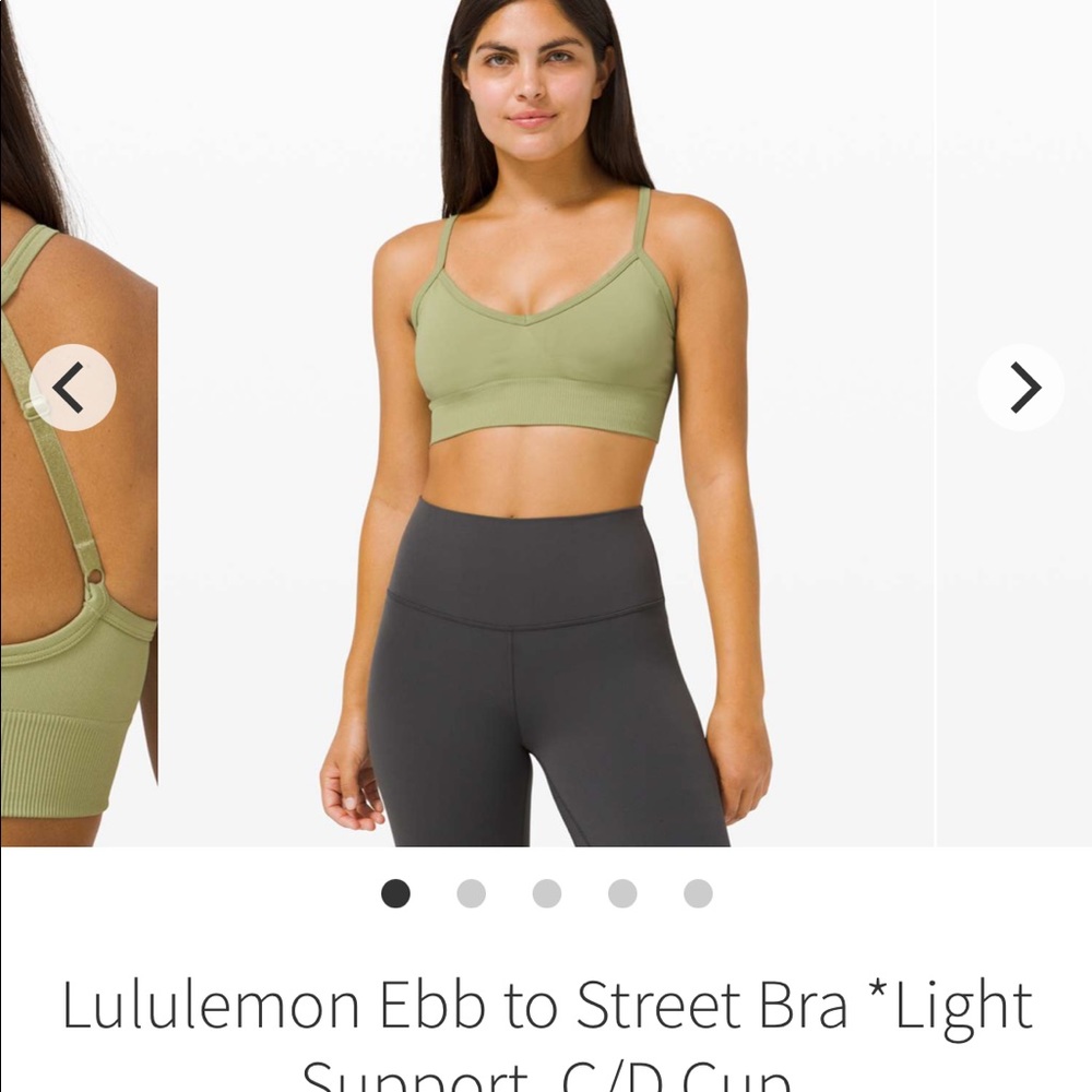 NWT Lululemon Ebb to Street Bra C/D Cup